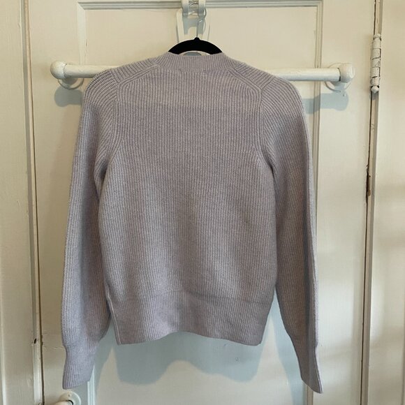 Madewell Melwood Square-Neck Pullover Sweater| Hthr hyacinth| XS | NWOT - Picture 8 of 8